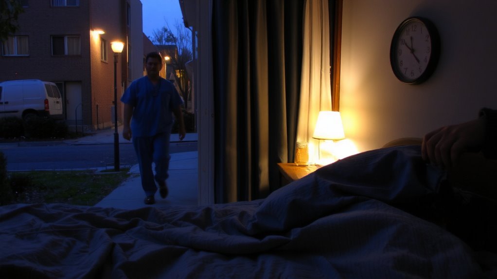 30 to 60 minutes before sleep