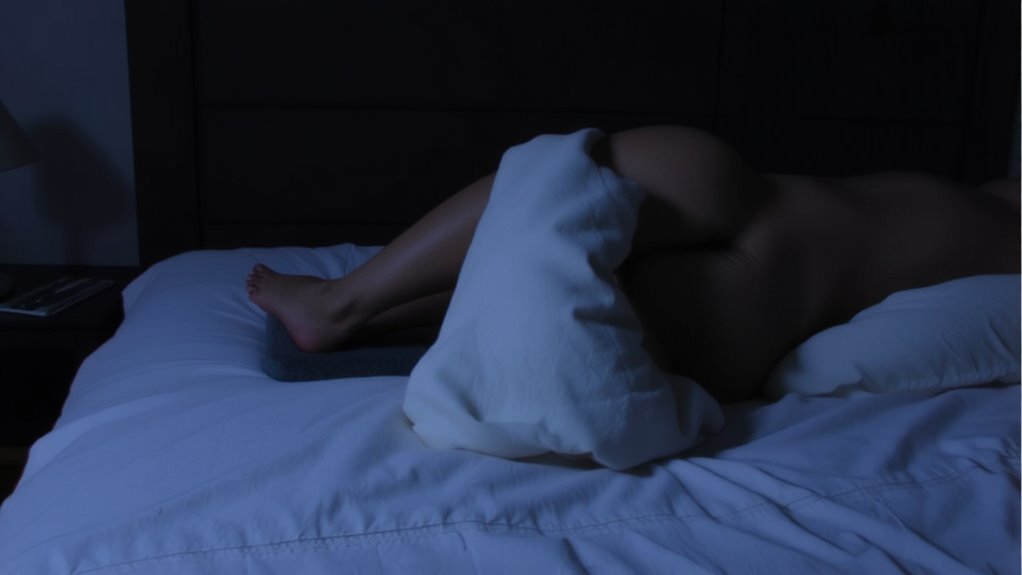 back sleep with bent knee