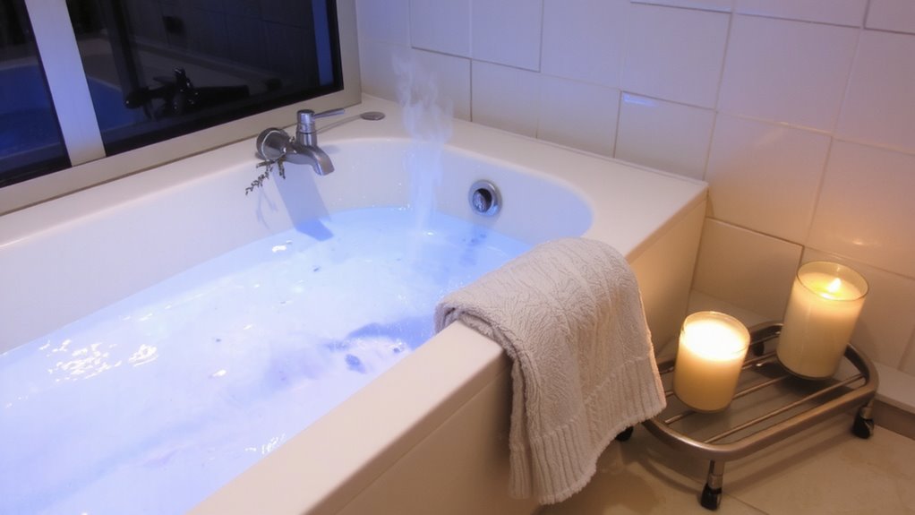 bathe 1 2 hours before bed