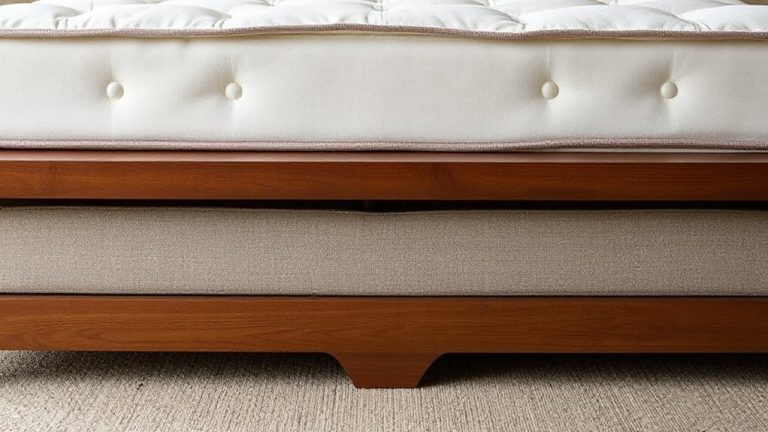 bed frames with box spring support