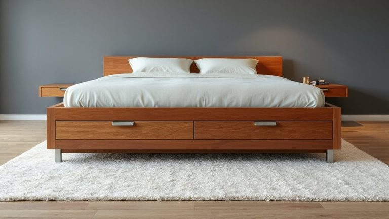 bed frames with storage