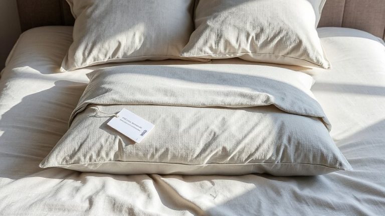 bedding in a bag