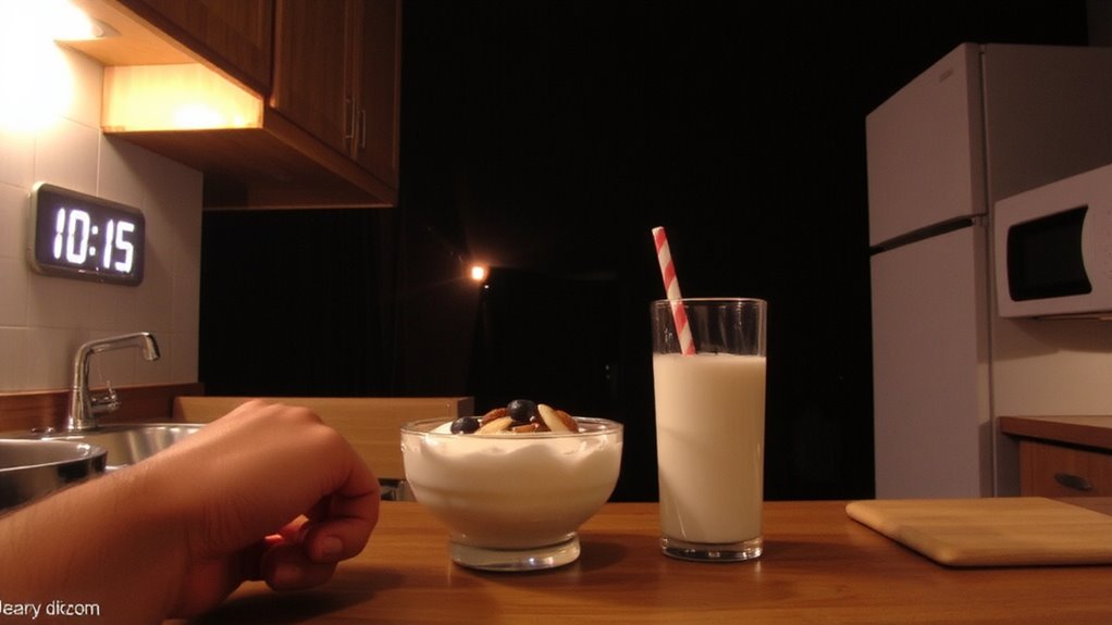bedtime snack balances morning glucose