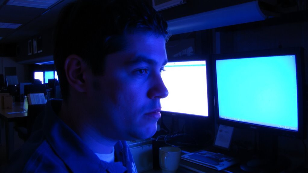 blue light disrupts circadian rhythm