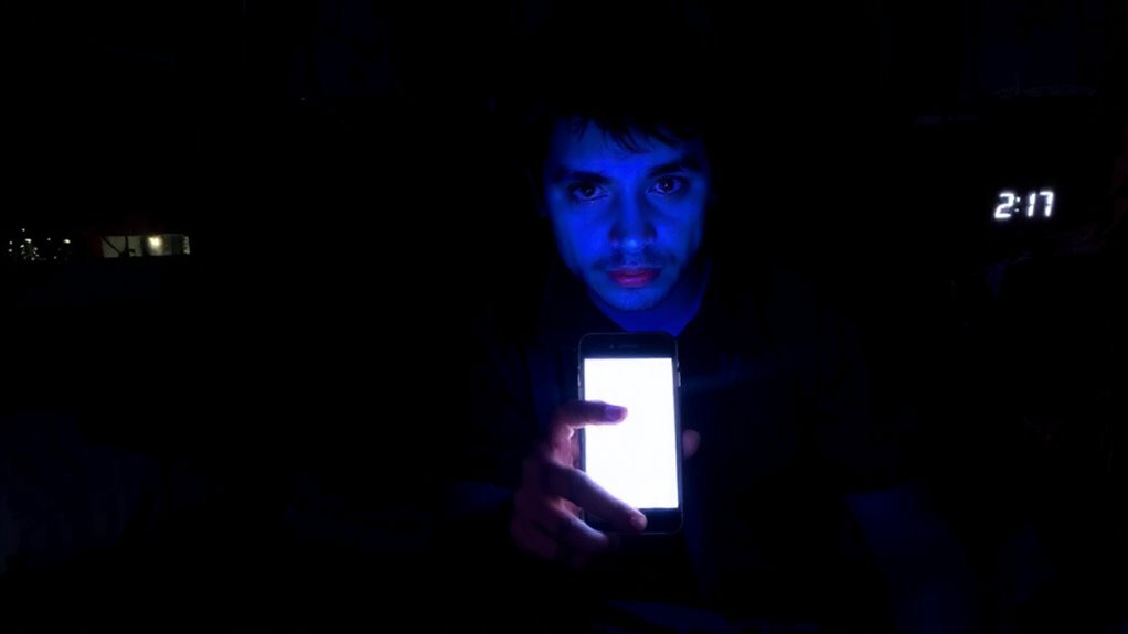 blue light disrupts sleep
