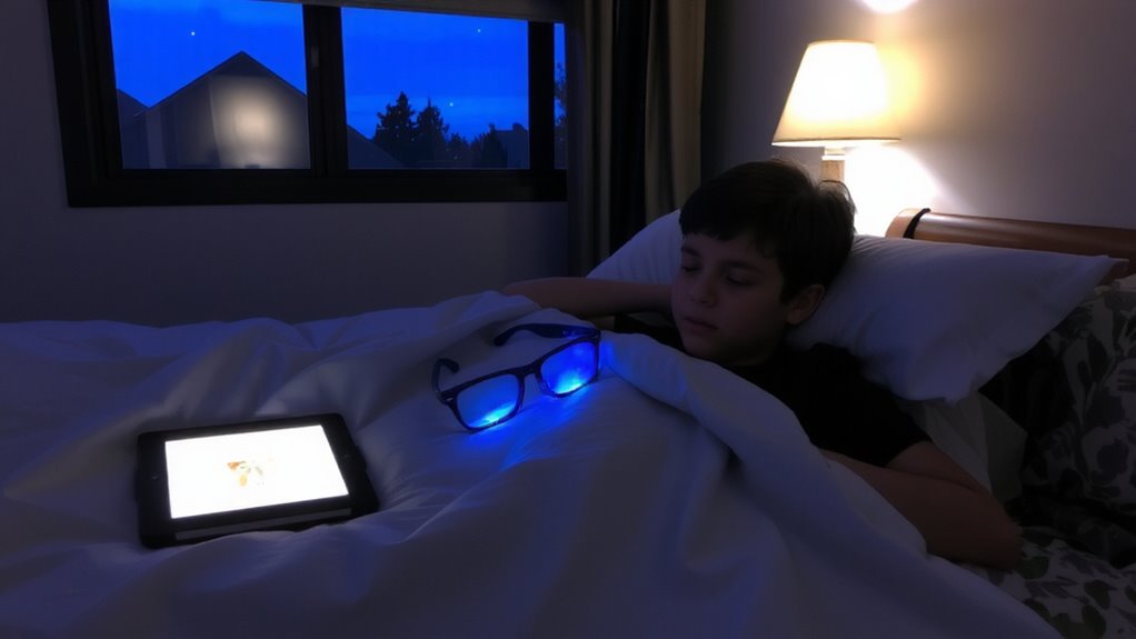 blue light disrupts sleep