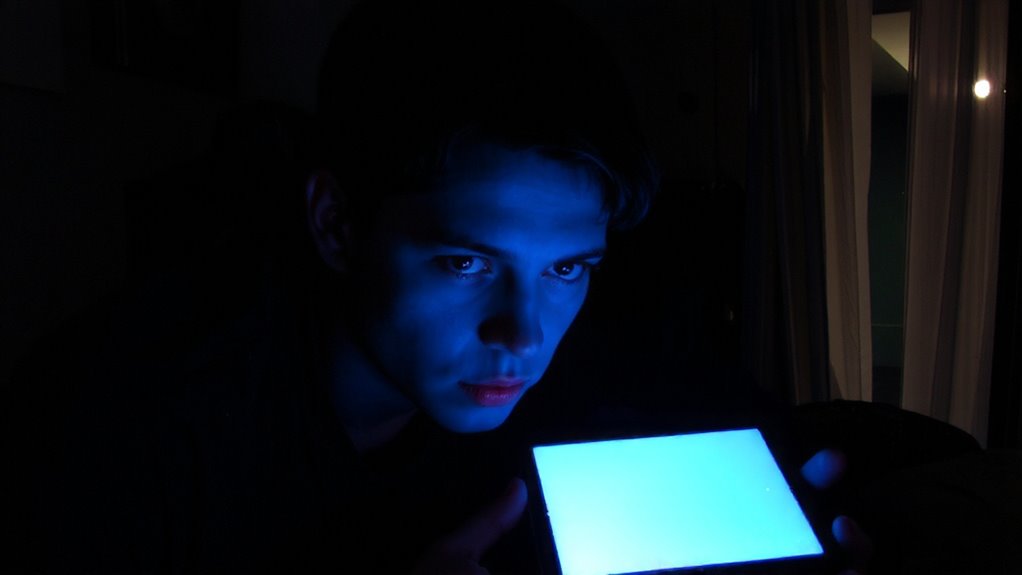 blue light disrupts sleep hormone