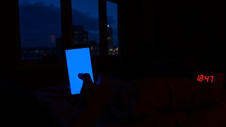 blue light disrupts sleep