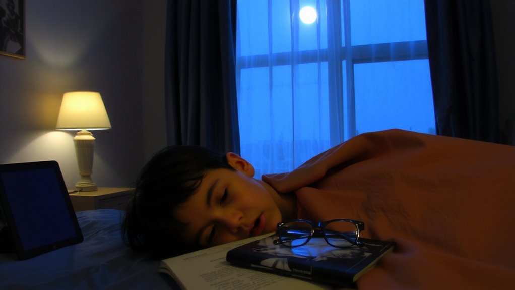 blue light glasses improve kids sleep