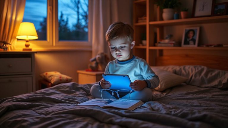 blue light glasses kids sleep
