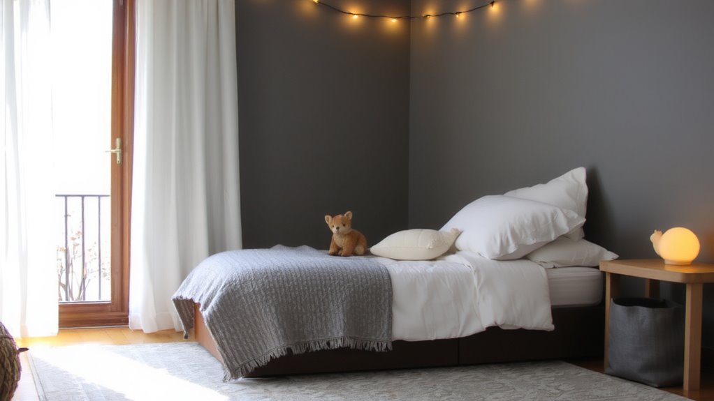 calm dark quiet retreat