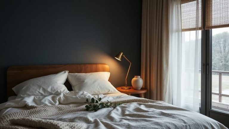 calm restful bedroom decor
