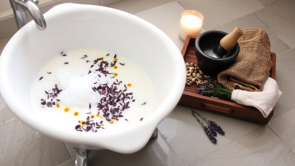 calming herbal bath blend