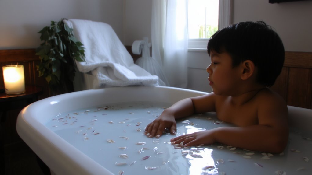 chamomile bath before bed