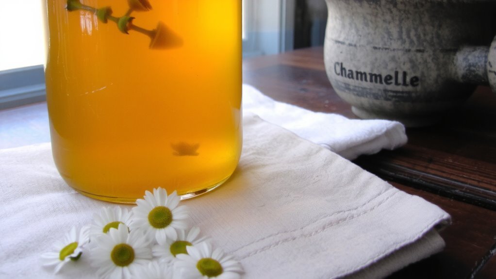 chamomile honey infusion steps