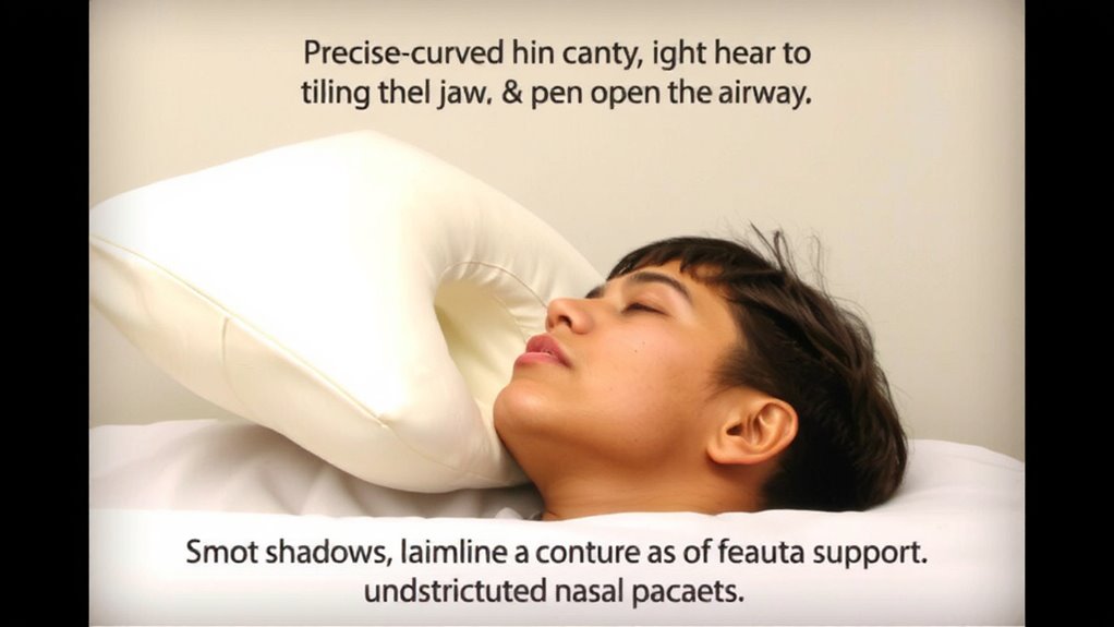 chin groove enhances nasal flow