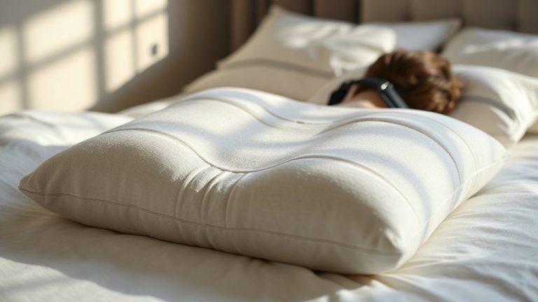 chin strap compatible pillow grooves