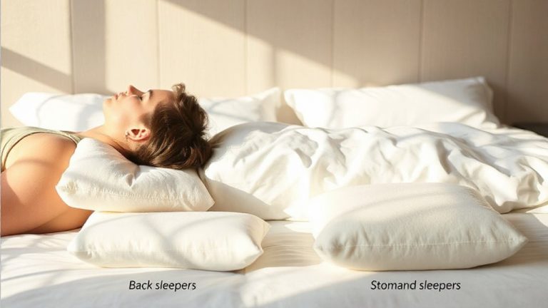 choose pillow by sleep position