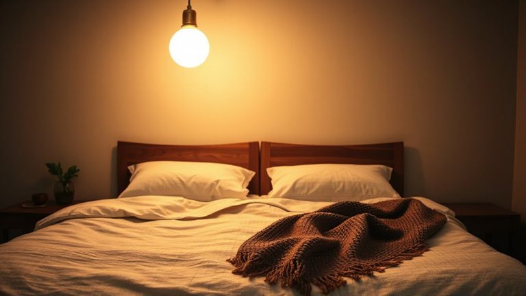color light bulbs bedroom