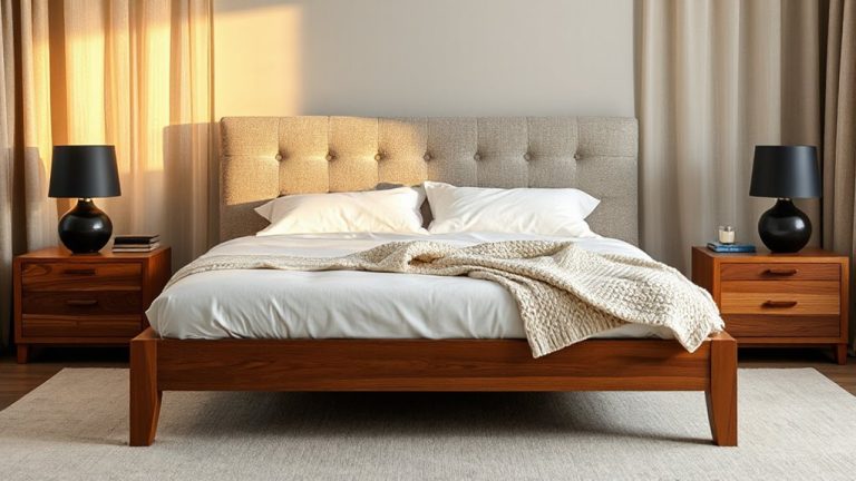 comfortable stylish bed frames for couples