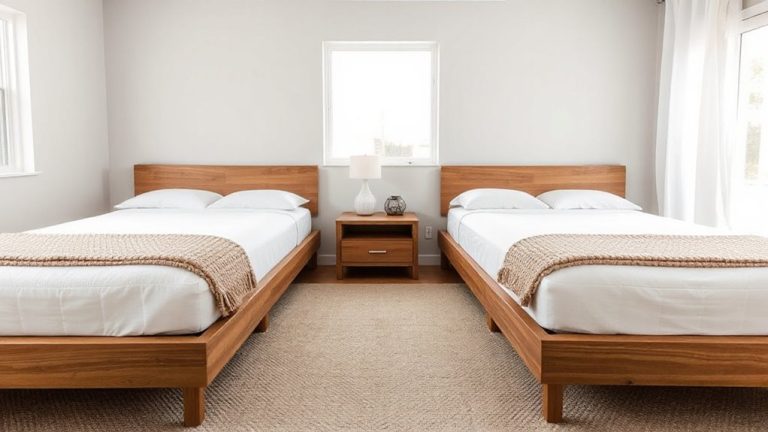 comfortable twin beds optimized