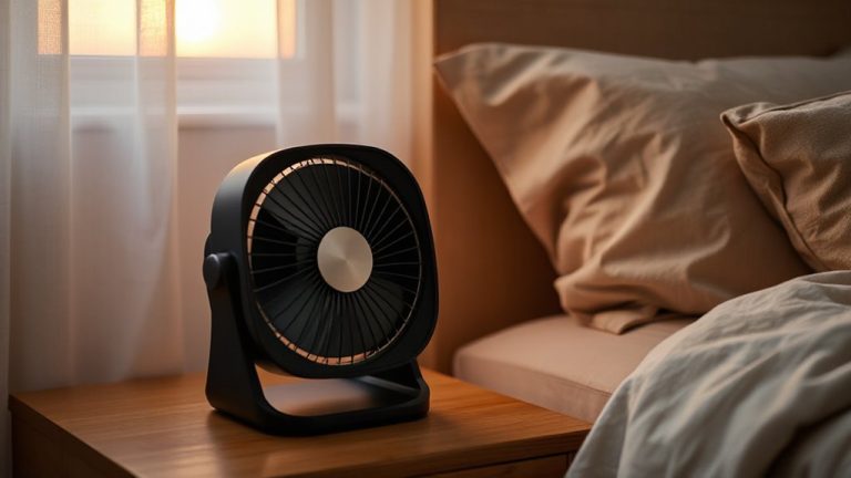 compact fans with sound masking