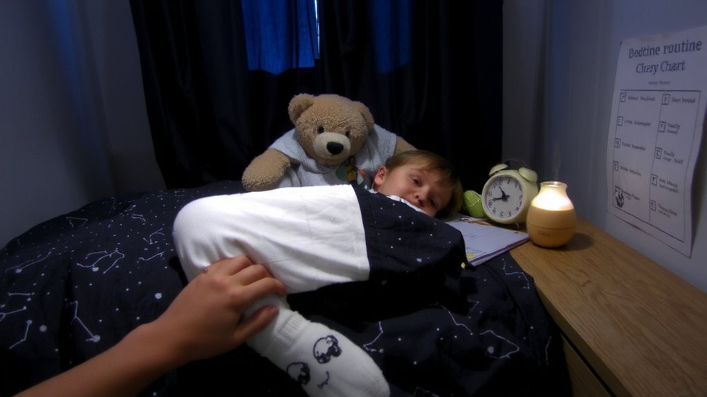 consistent bedtime routine