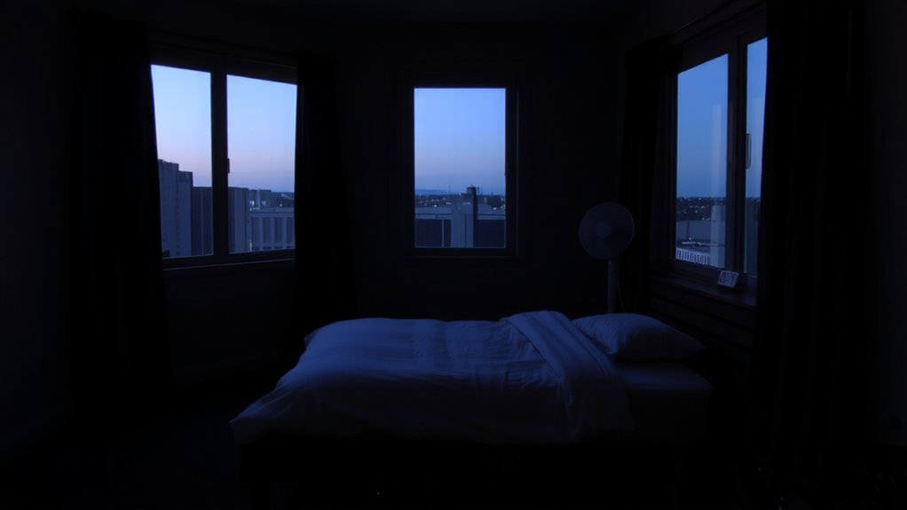 cool dark quiet bedroom