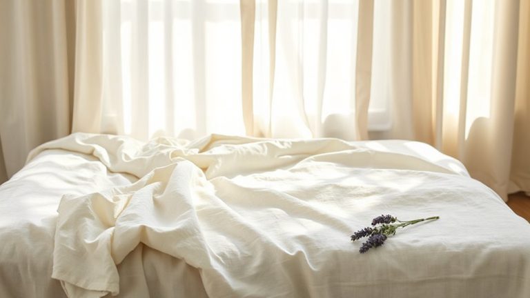 cool luxurious linen sheets