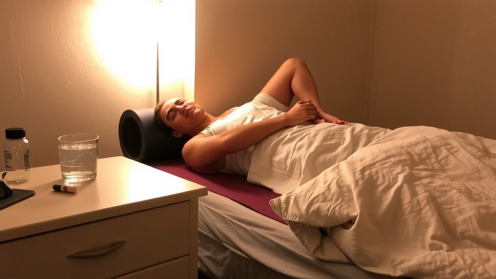 cool quiet bedroom helps