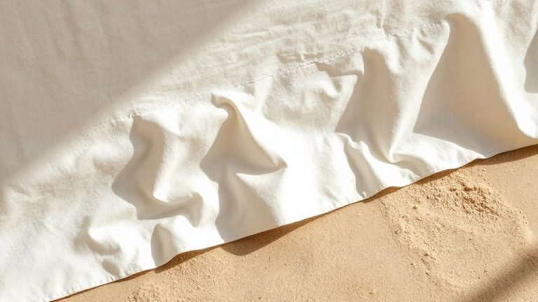 cotton bed skirts static control