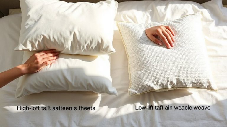 cotton bedding pillow guide