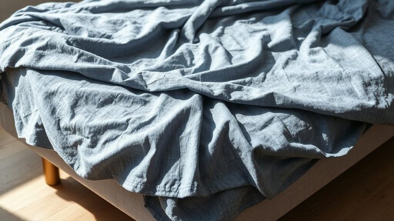 cotton chambray denim like bed aesthetic