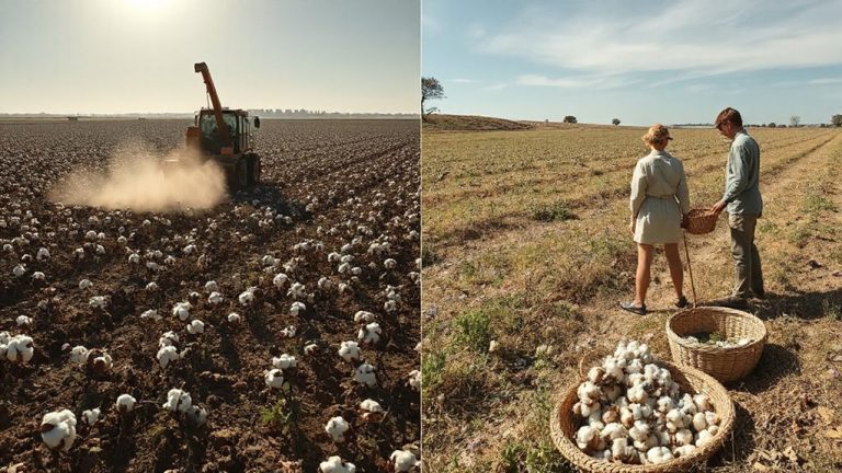 cotton harvesting and sustainability