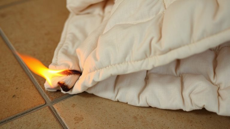 cotton in fire retardant bedding