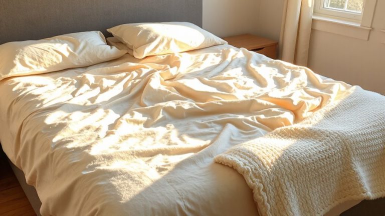 cozy bed sheets winter