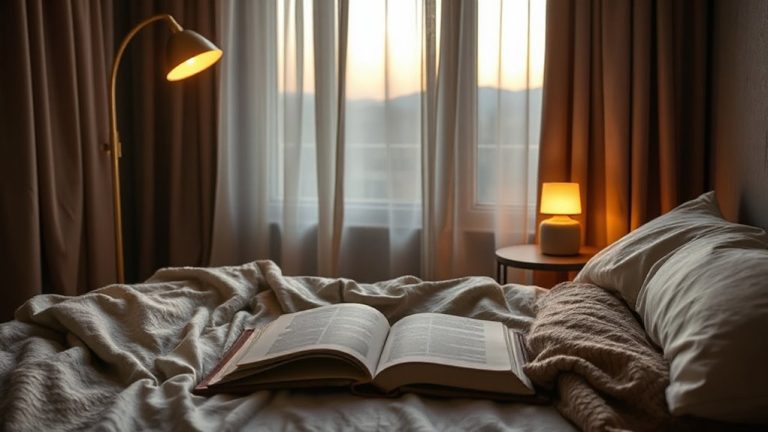 cozy bedroom reading lighting