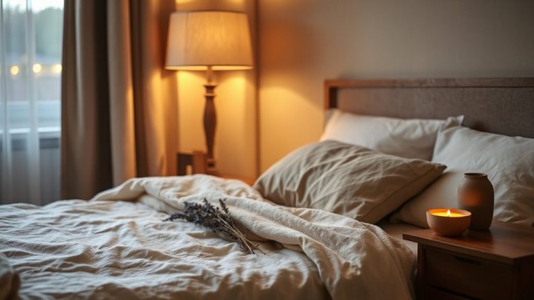 cozy calming bedroom scents