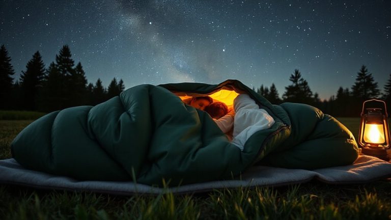 cozy couple sleeping bags