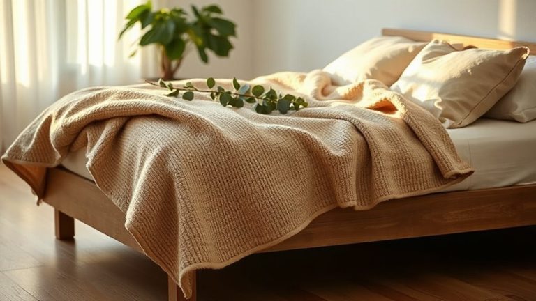 cozy organic cotton blankets