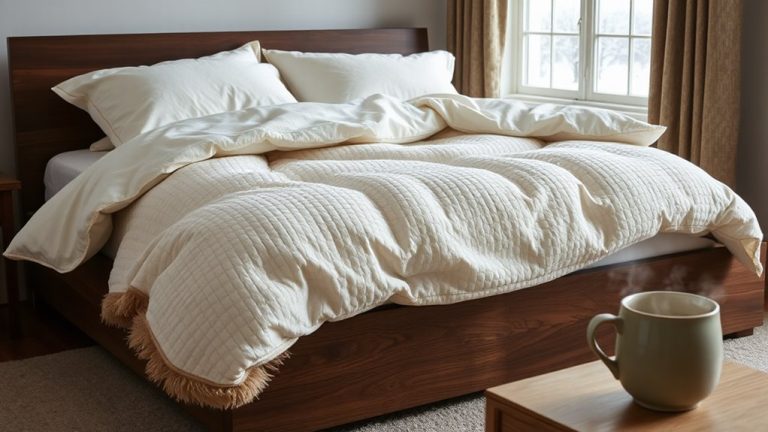 cozy warm winter bedding