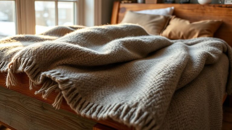 cozy wool blankets for winter