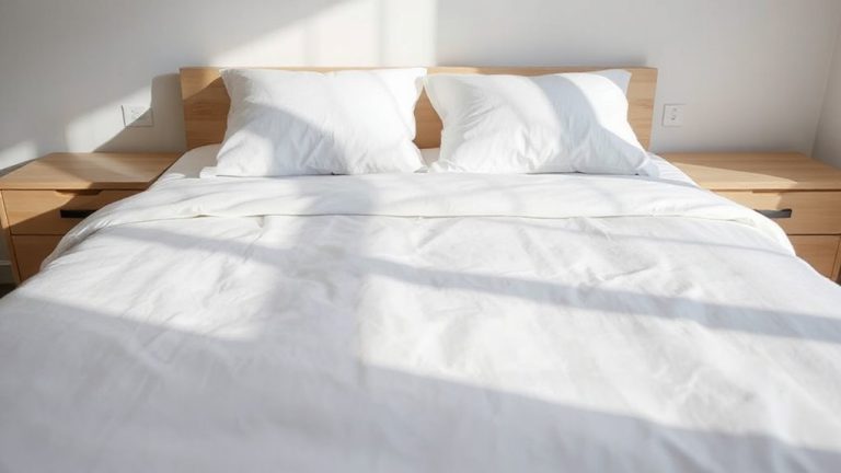 crisp white duvet covers