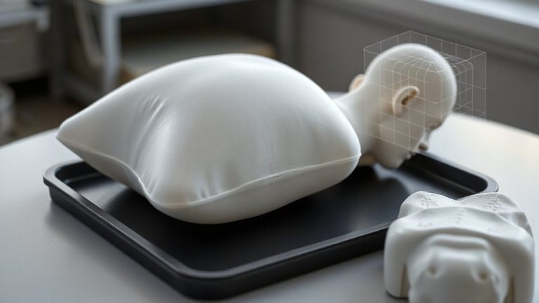 custom pillow design from 3d body scans