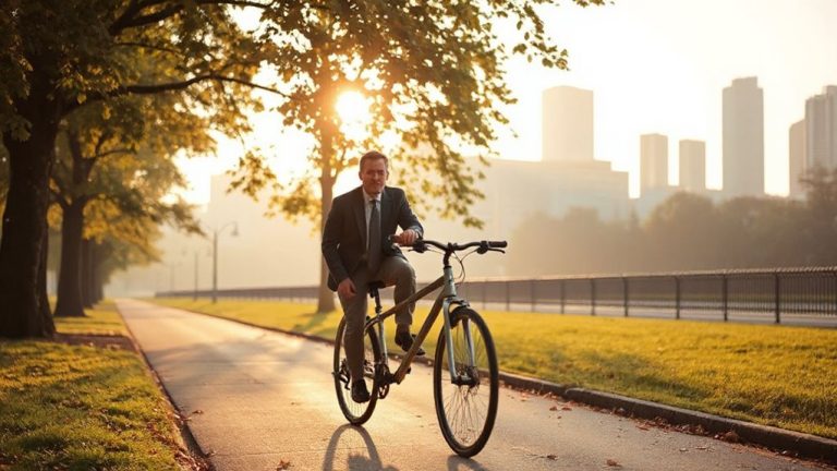 cycling to work enhances sleep