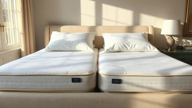 dual firmness split king beds