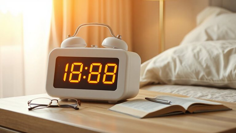 easy to read senior alarm clocks