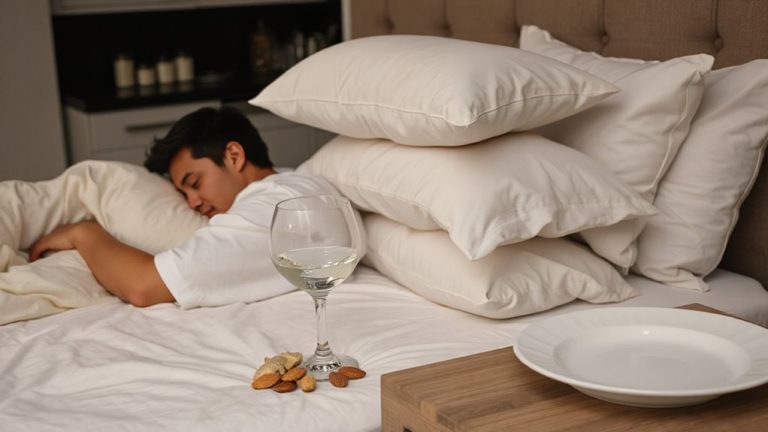 elevate pillows adjust diet