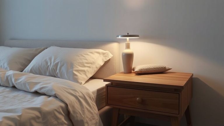 ergonomic bedside table selection