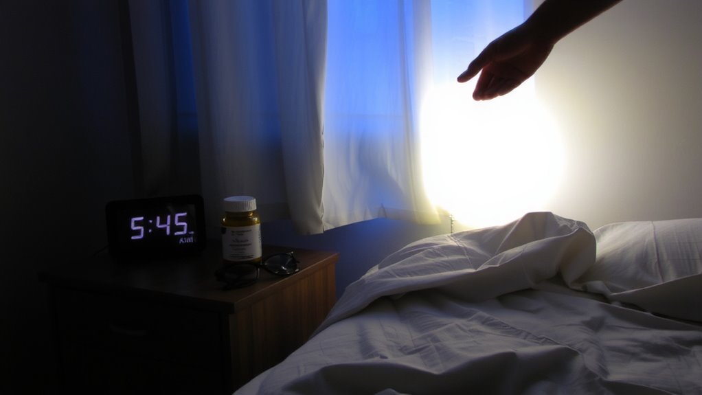 evening melatonin morning light reset
